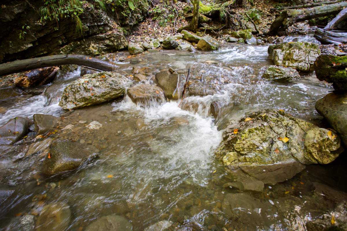 Wanderwegen neben Skrad